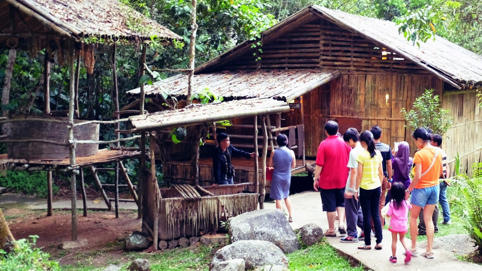 Dusun Long House at Mari Mari Cultural Village Dusun Long House at Mari Mari Cultural Village