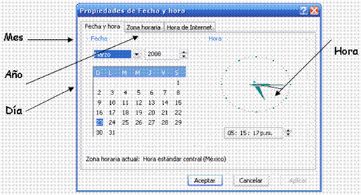 PASOS PARA CAMBIAR LA FECHA Y HORA DEL PC