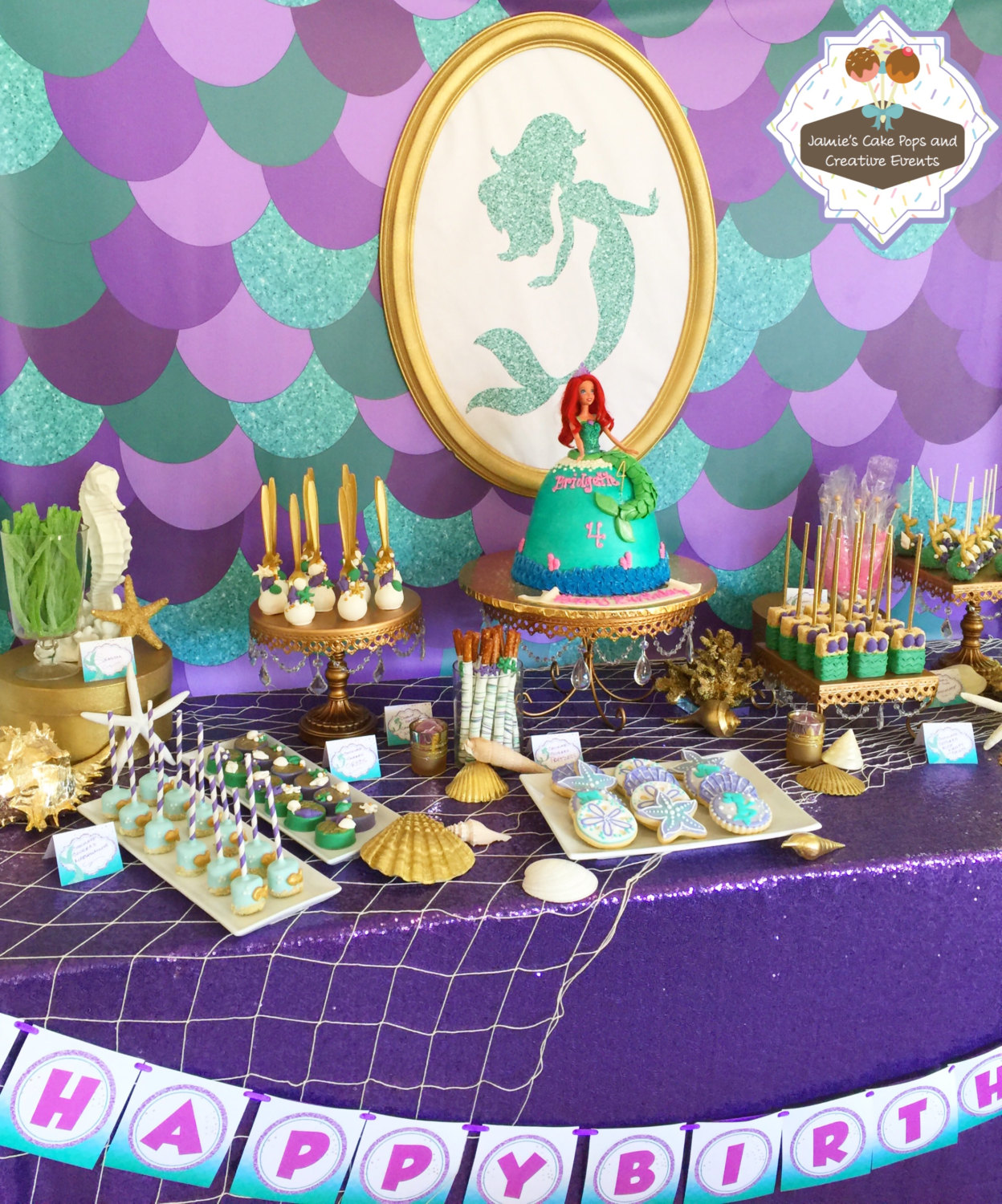 Mermaid Party Cookies