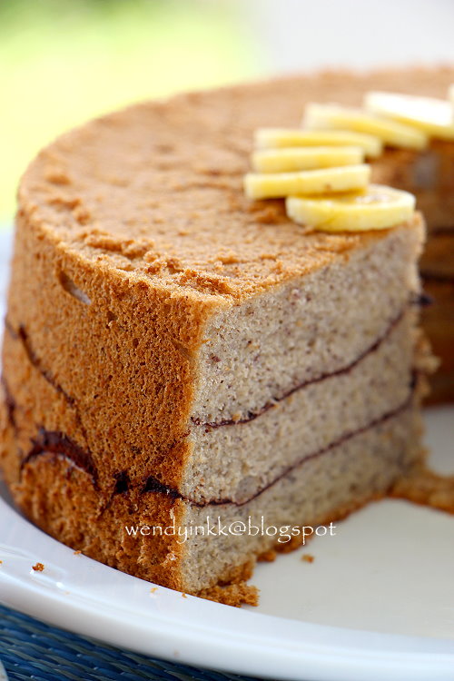 Banana Chiffon Cake Christines Recipes Banana Chiffon Cake Christines Recipes