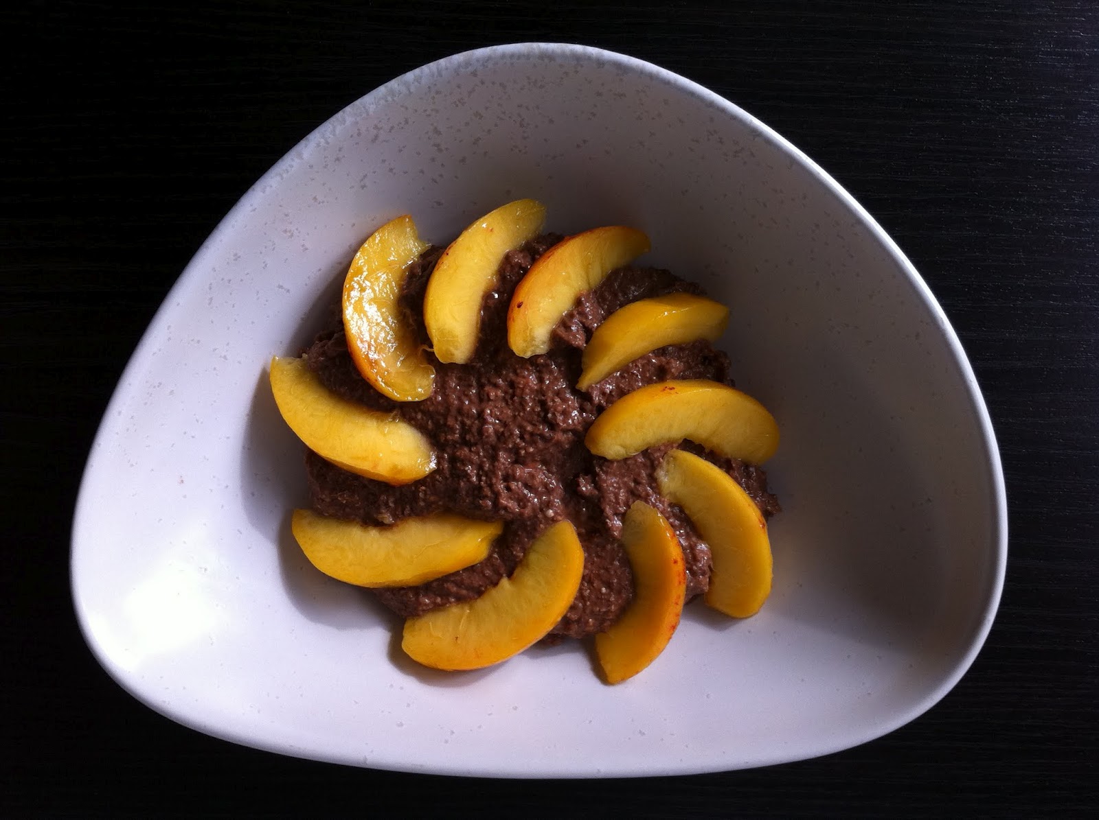 Porridge+cru+de+sarrasin+au+chocolat+et+