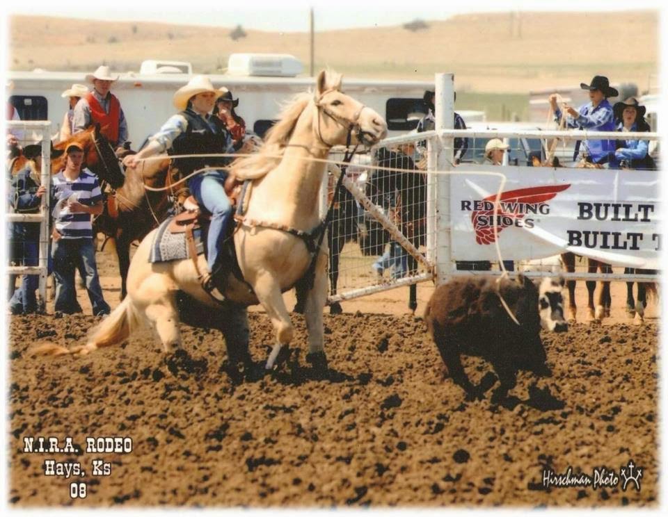 Wordless Wednesday: My Favorite Rodeo Pictures Breakaway roping at Hays, KS