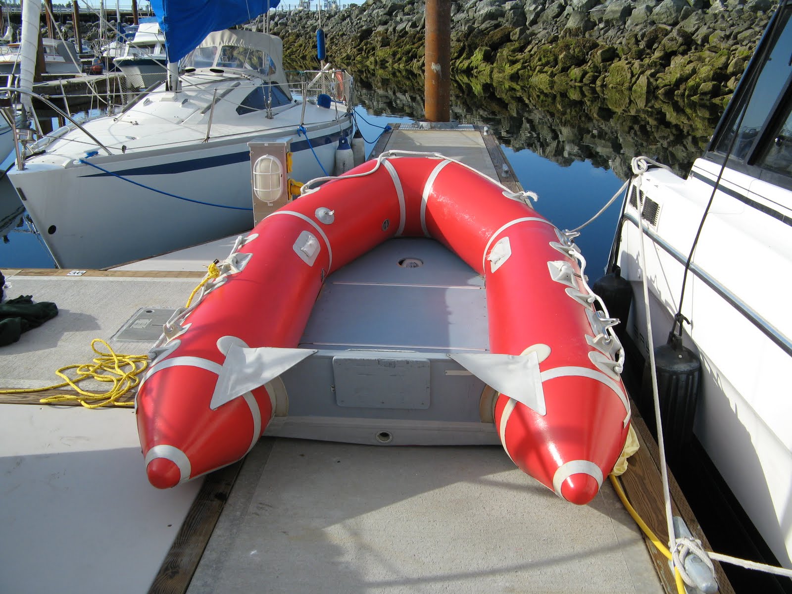 Powell River Books Blog Tuff Inflatable Dinghy Restoration