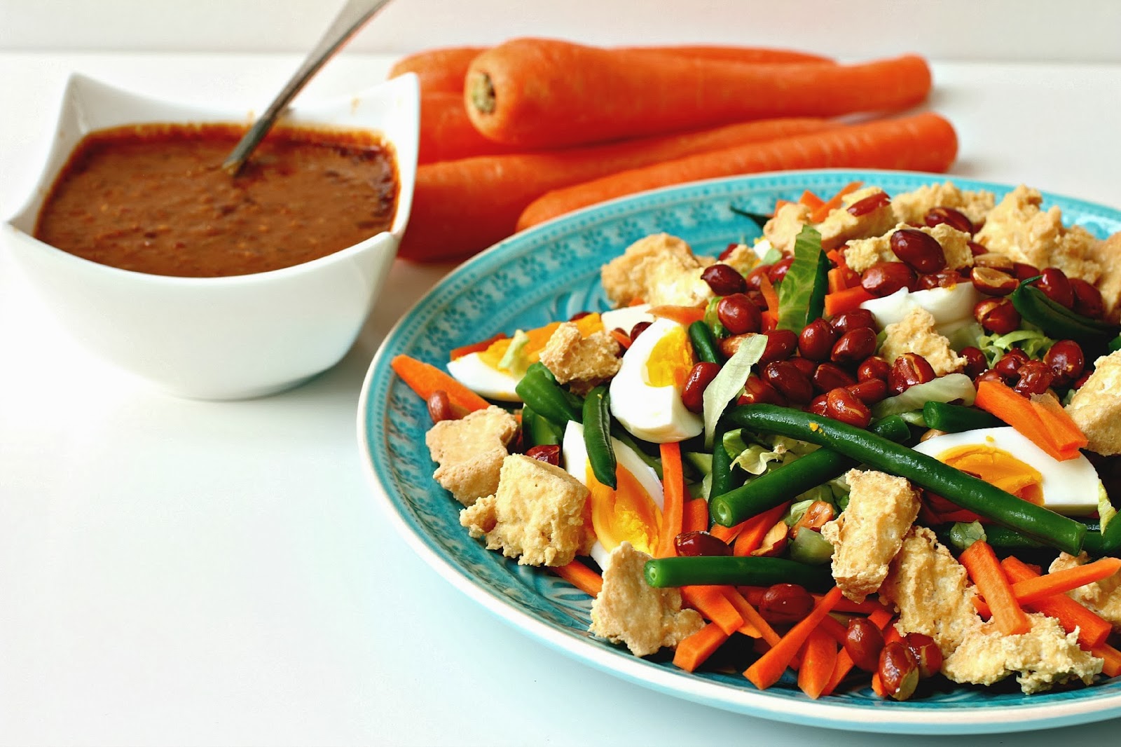 Milk and Honey Carrot and Fried Tofu Salad