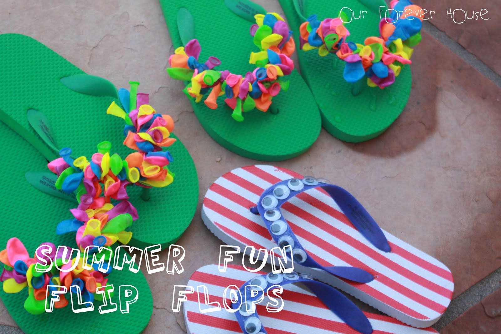 Our Forever House Flip Flops for BOYS and GIRLS