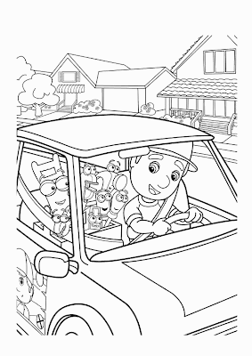 Handy Manny Coloring Pages Handy Manny Coloring Pages