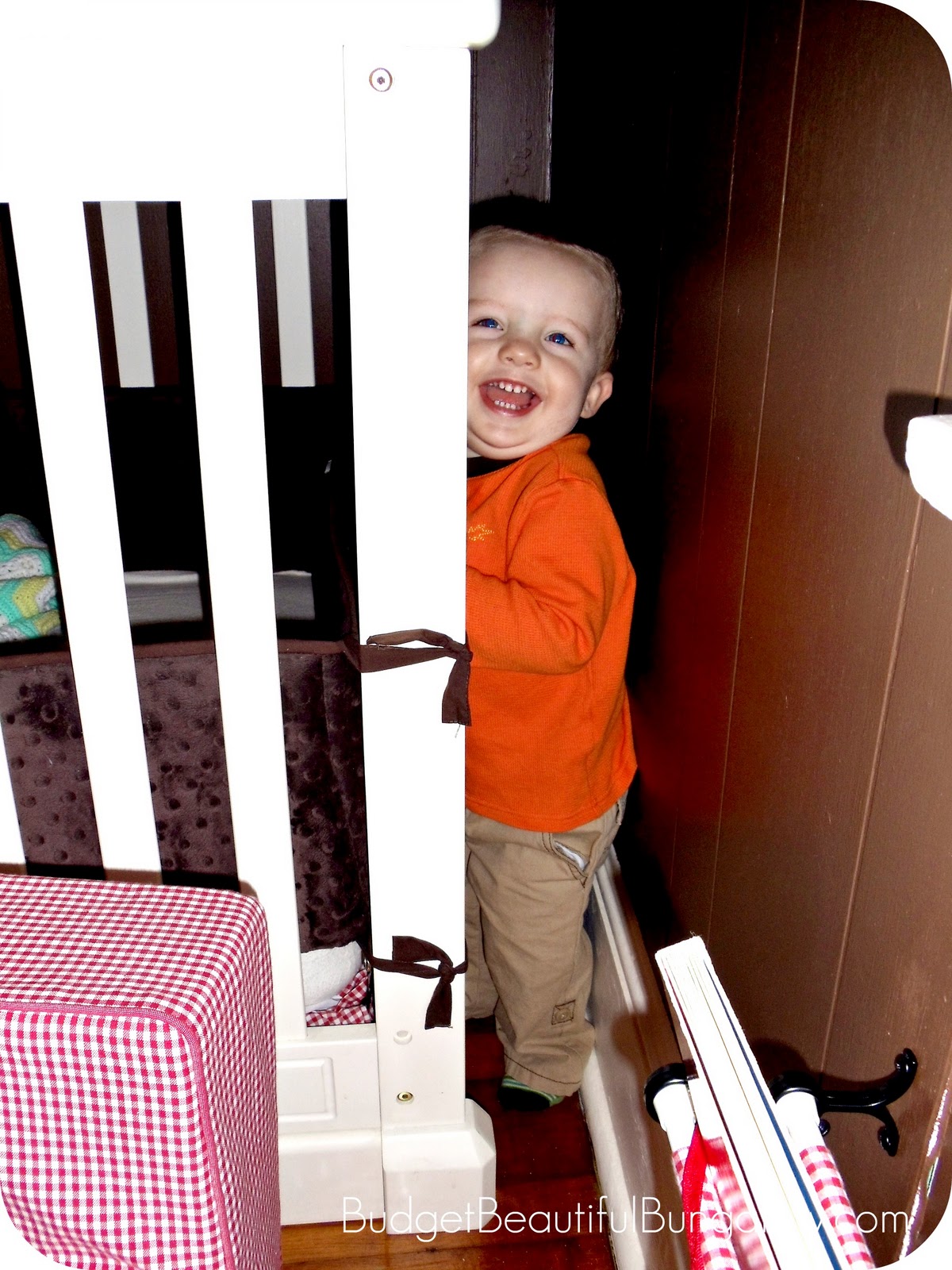 Budget Beautiful Bungalow Preston's Toddler Room {DIY Wall Book Bin}