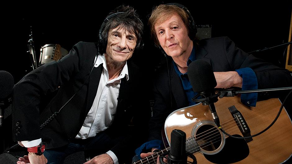 Paul en el programa de Ron Wood.