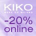 Kiko Cosmetics: sconto del 20% su tutti i prodotti sullo shop online!