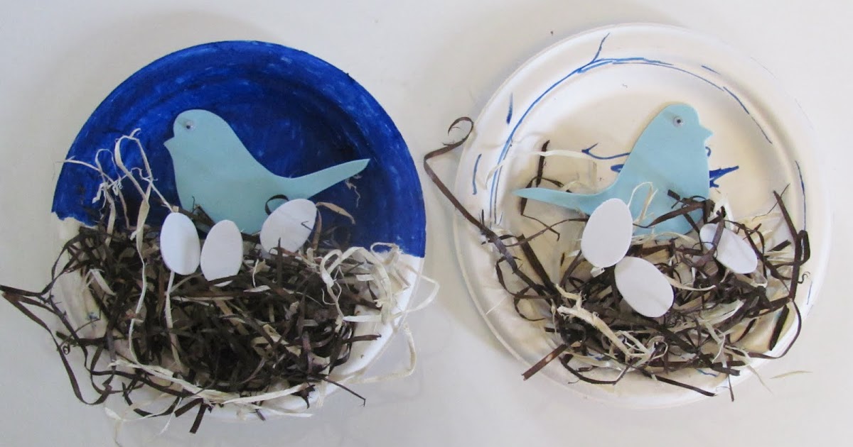itmom Paper Plate Birds Nests