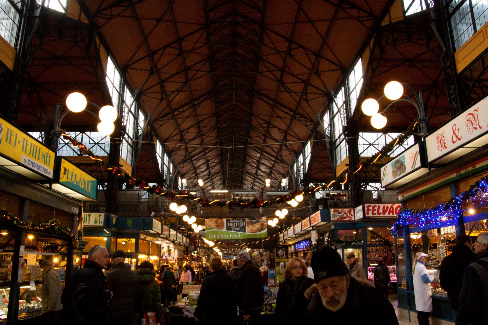 Peach and Thistle Budapest West Rail Station and Great Market Hall