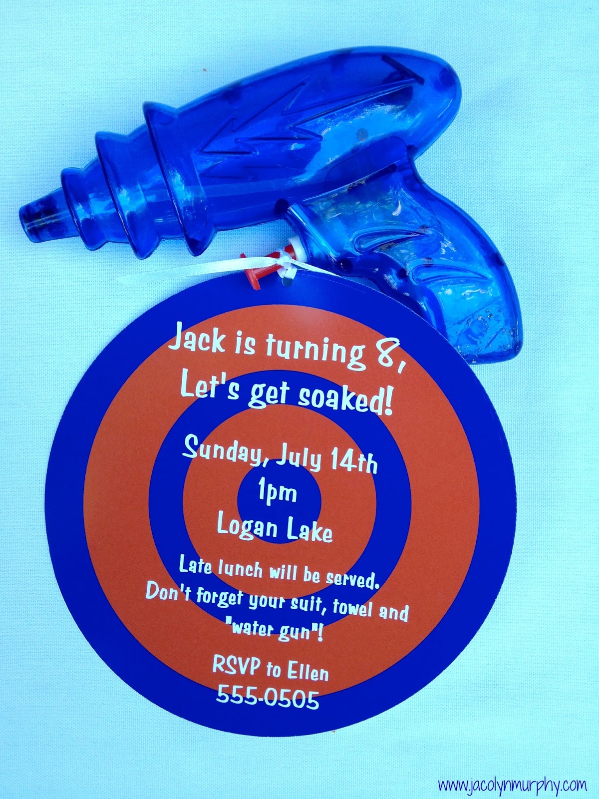 Jac o' lyn Murphy Aiming to have a Blast! Water Gun Party