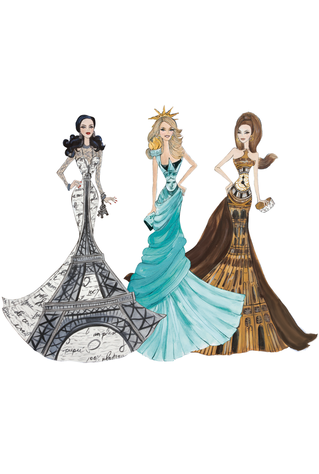 Pasión por Barbie Eiffel Tower Barbie® Doll