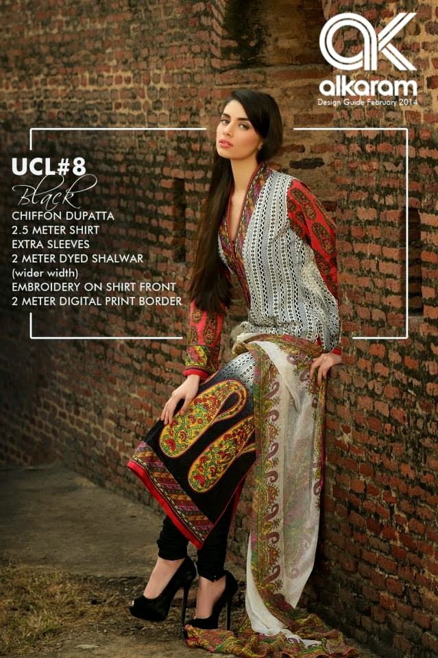 AlKaram Studio Spring Collection 2014 By Umer Sayeed Umer Sayeed Spring 2014 By Al Karam