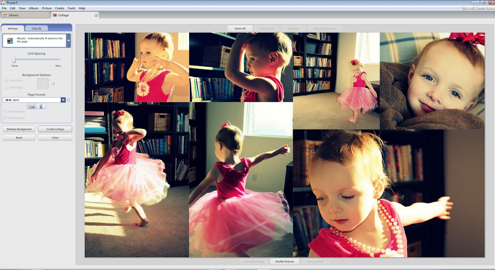 how to make photo collages with picasa skip to my lou