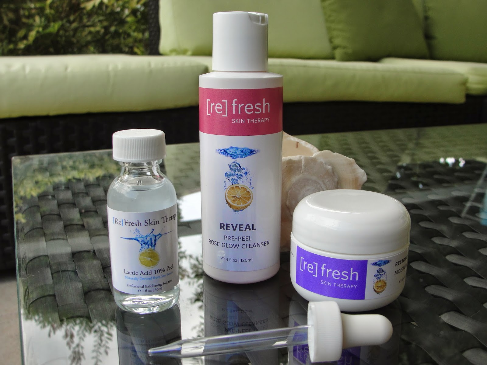 Refresh Cleanser, Lactic Acid Peel and Hyaluronic Moisturizer Review