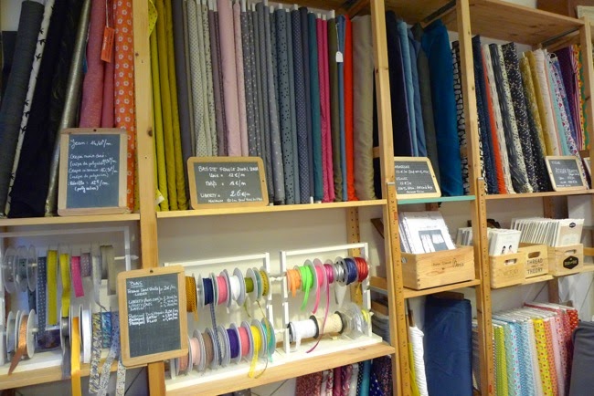 Fabric shopping in Paris