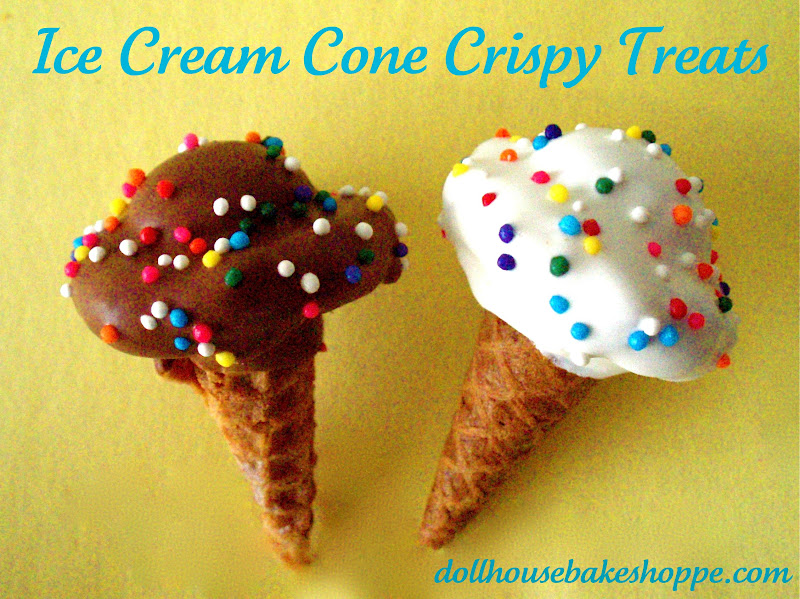 Lindsay Ann Bakes Ice Cream Cone Crispy Treats