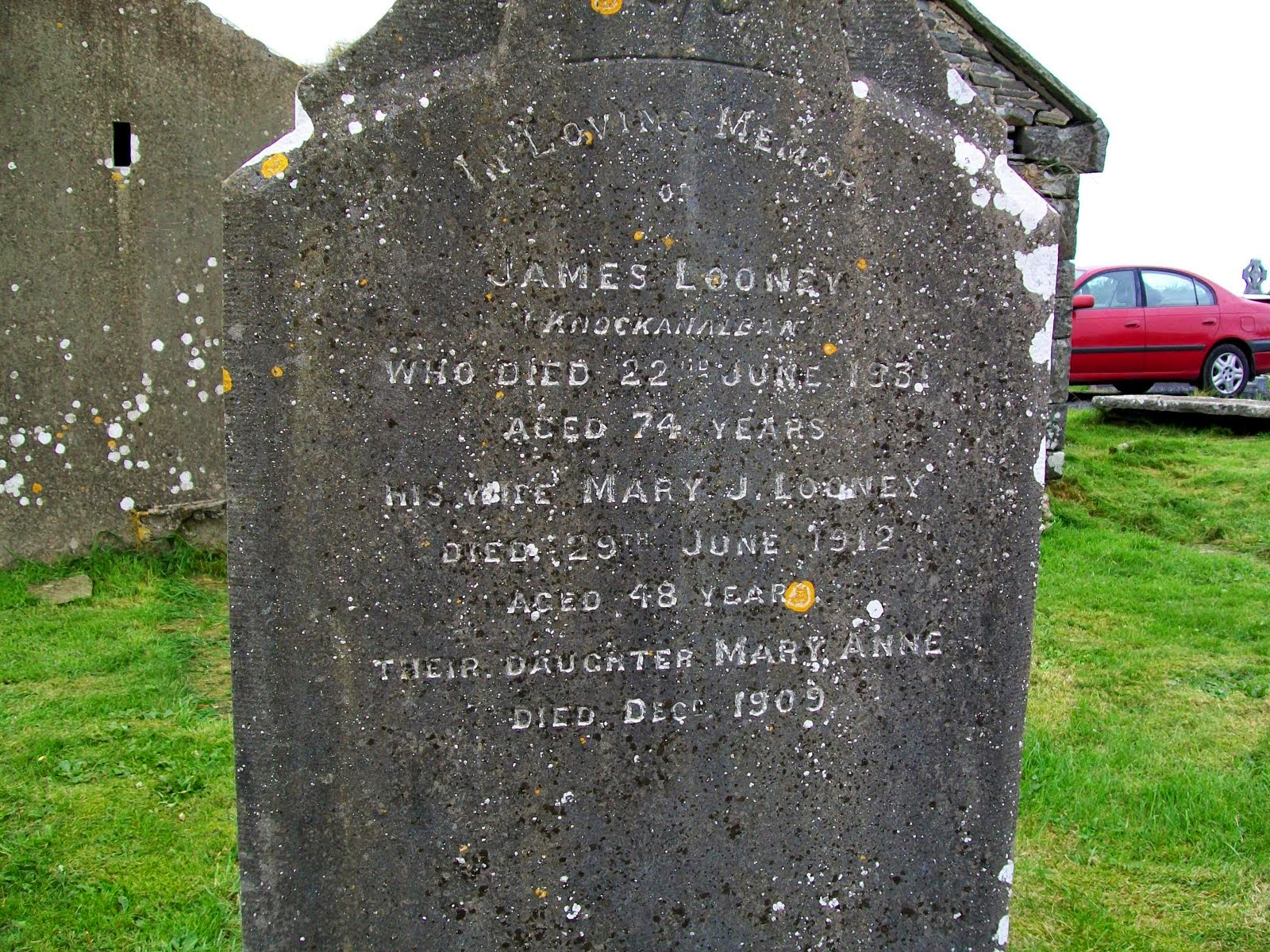 GRAVE OF JAMES LOONEY