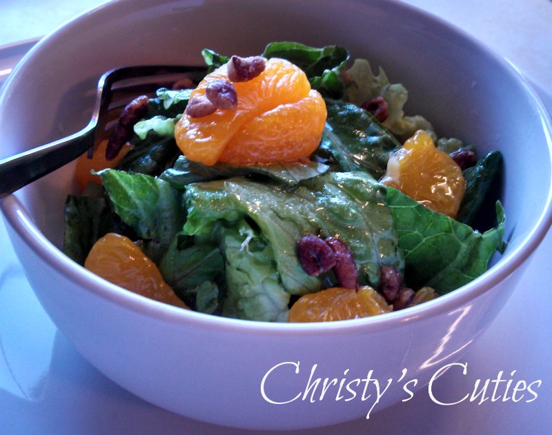 Christy's Cuties Mandarin Orange and Pecan Salad