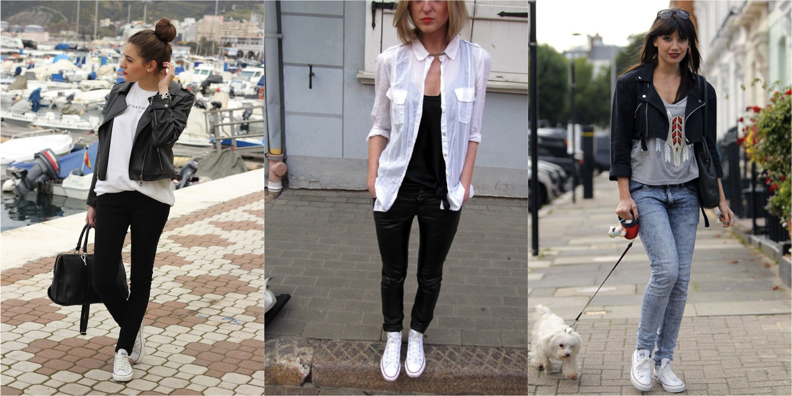 Trends Hashtags White Sneakers ON