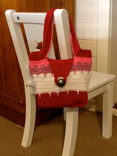 crochet tote bag