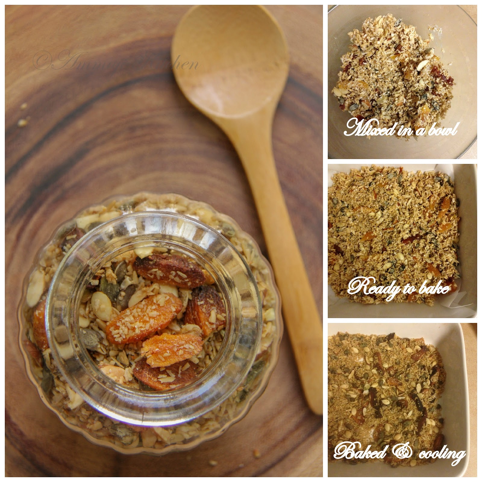 Baked Granola Indian Food Recipes Ammaji Kitchen