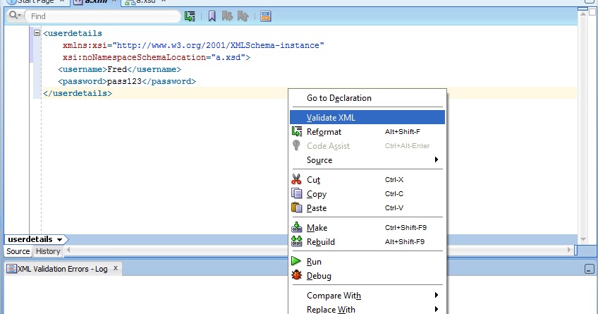 validating xml xsd There is no xml schema (xsd) validation at the moment i posted a validating xml with xml schema (xsd) on sdn forums but at the time of writing this blog it was not answered developing my. validating xml xsd There is no xml schema (xsd) validation at the moment i posted a validating xml with xml schema (xsd) on sdn forums but at the time of writing this blog it was not answered developing my.