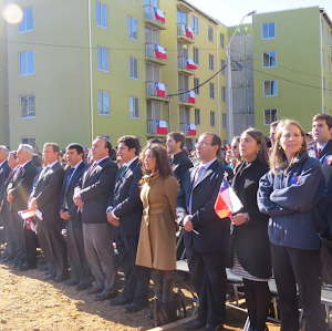 Ceremonia de entrega de los departamentos en Talcahuano
