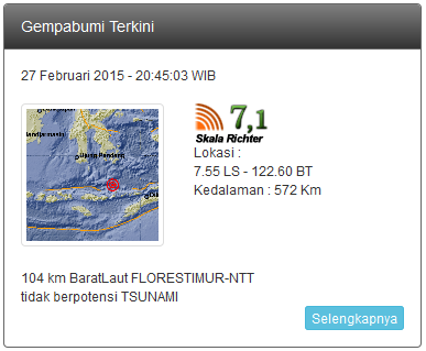 Info Gempa