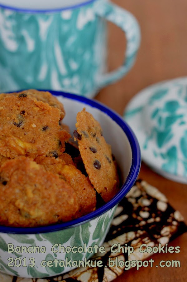 cetakan kue banana chocolate chip cookies cetakan kue banana chocolate chip cookies