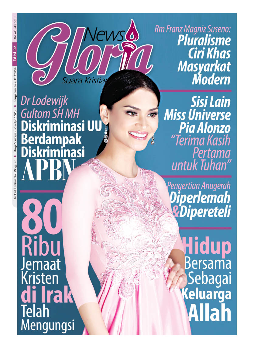 Cover Gloria News Surabaya terbaru....