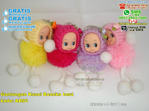 Gantungan Kunci Boneka Imut