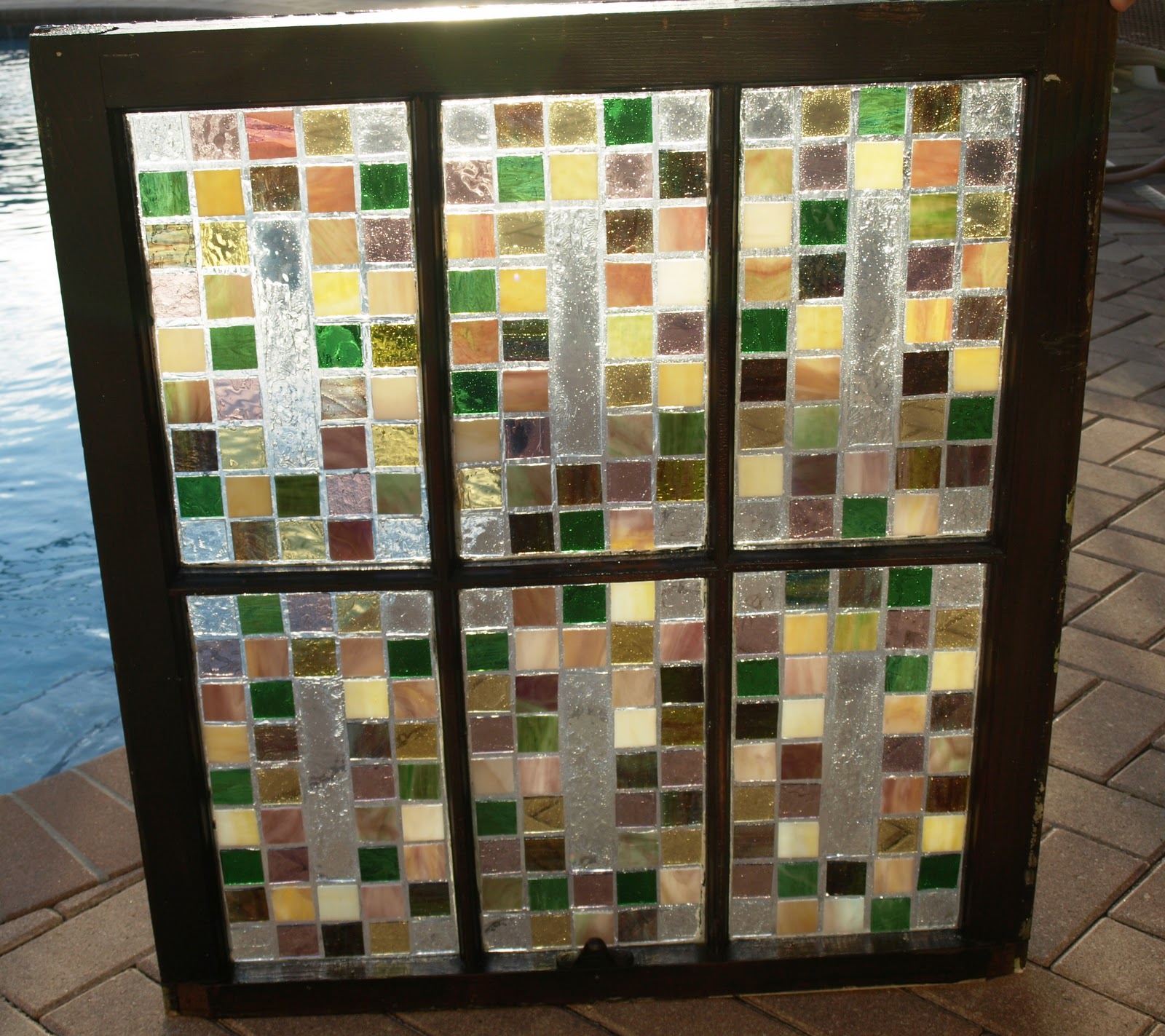 [ARTful] Salvage New stained glass mosaic windows UPDATE!