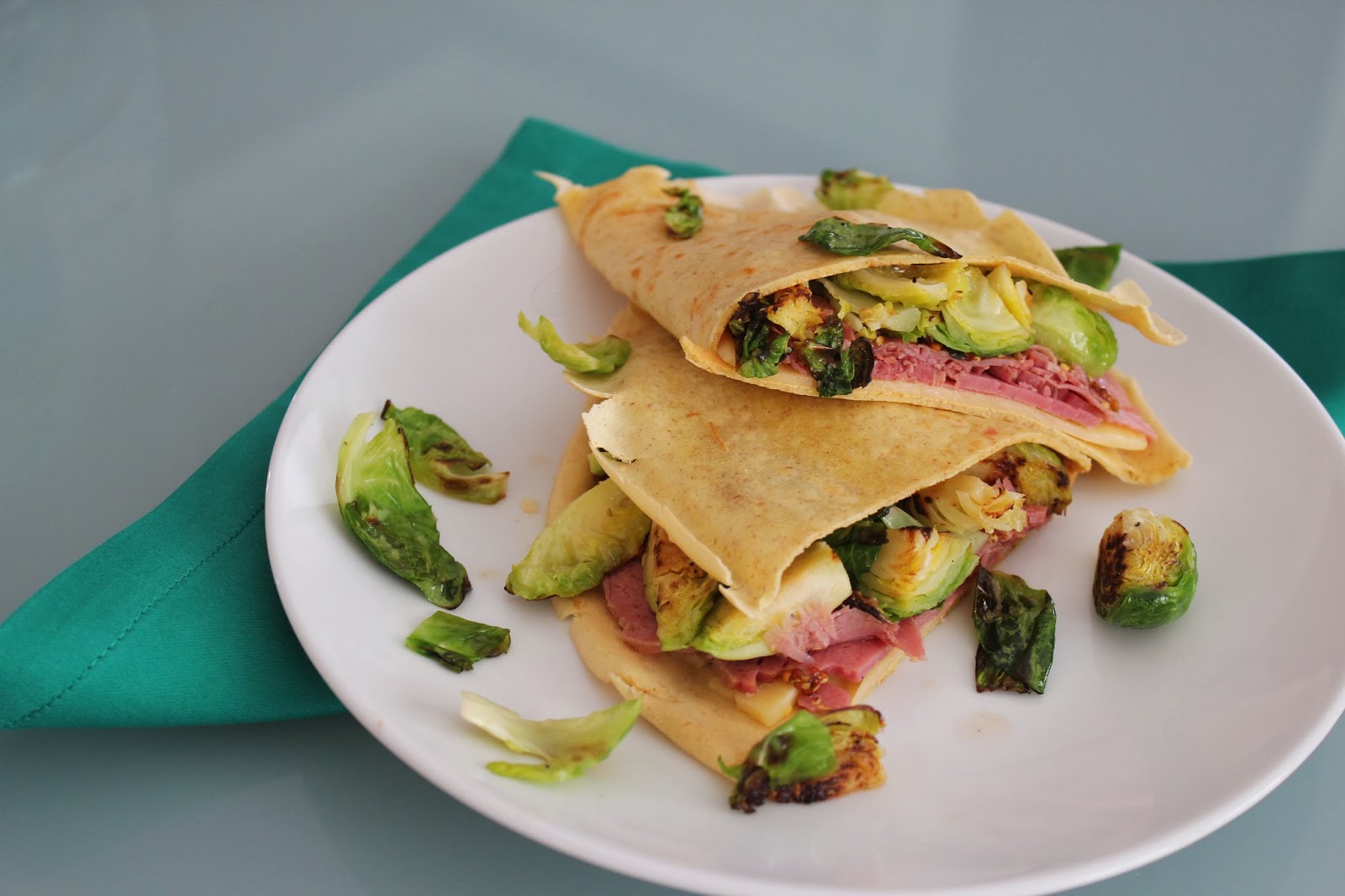 Delicious Dishings Corned Beef On Rye Crepes