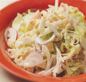 Ensalada de rábanos y col recetas