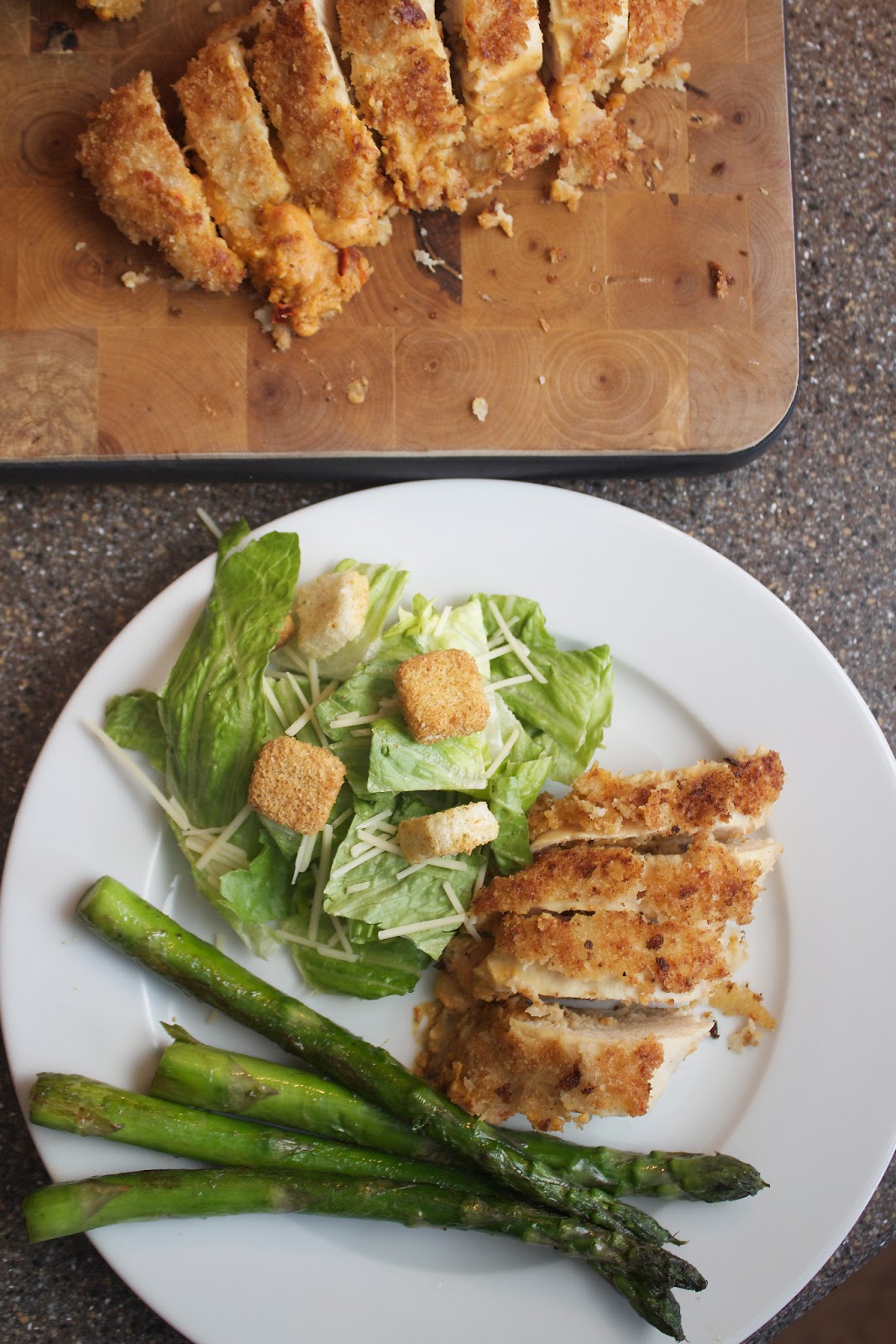 Thyme In Our Kitchen Hummus Stuffed Chicken Breast