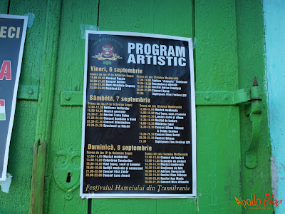 Program festivalul Hameiului