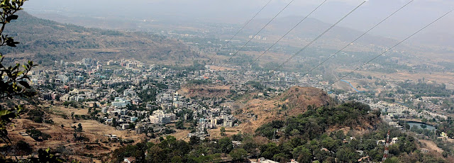 aerial view of Khopoli town