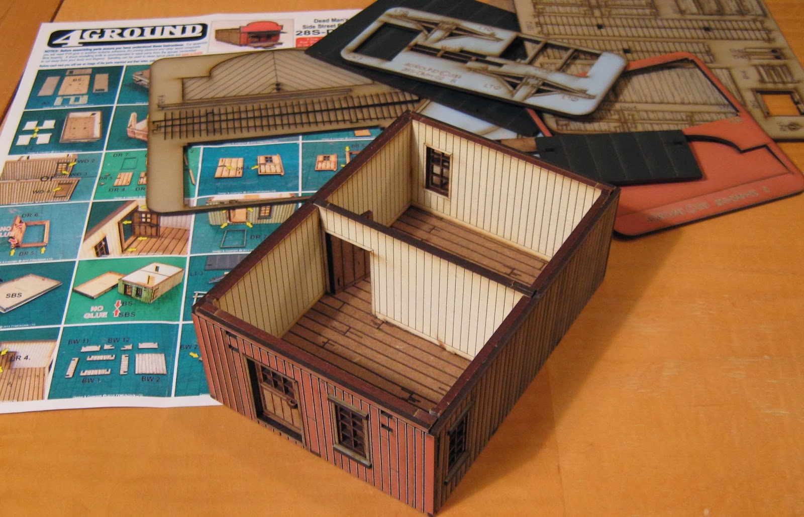 Kevin's Miniatures & Hobby Table Old West 28mm Buildings by 4Ground