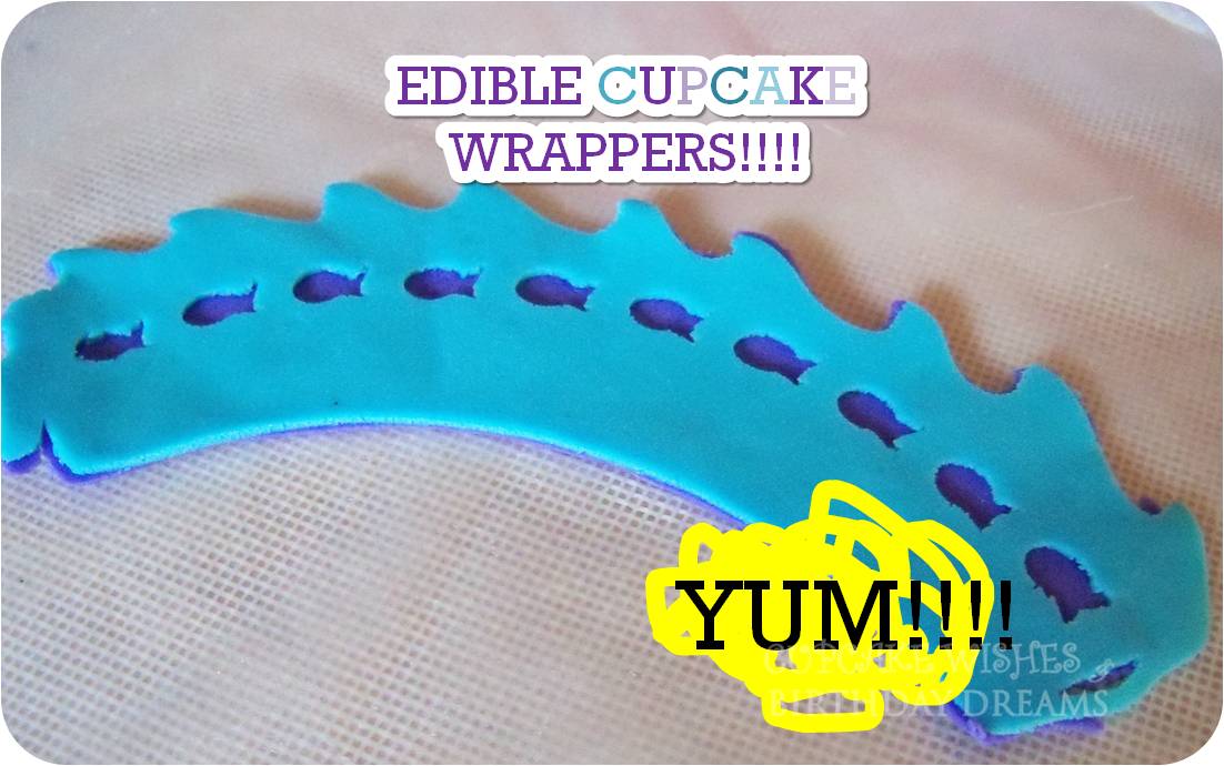 Cupcake Wishes & Birthday Dreams {Cupcake Monday} Edible Cupcake Wrapper