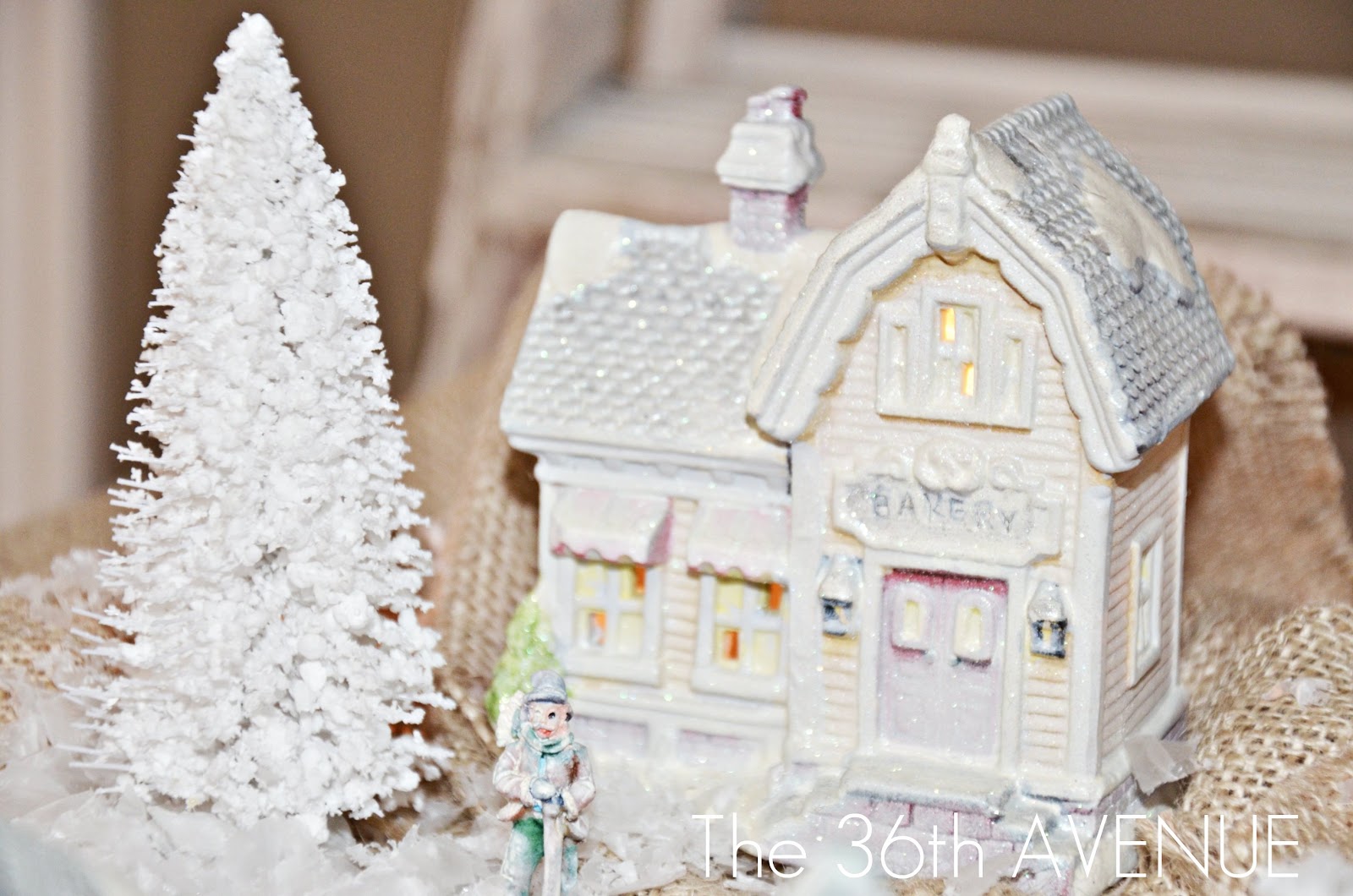 DIY Dollar Store Christmas Village The 36th AVENUE