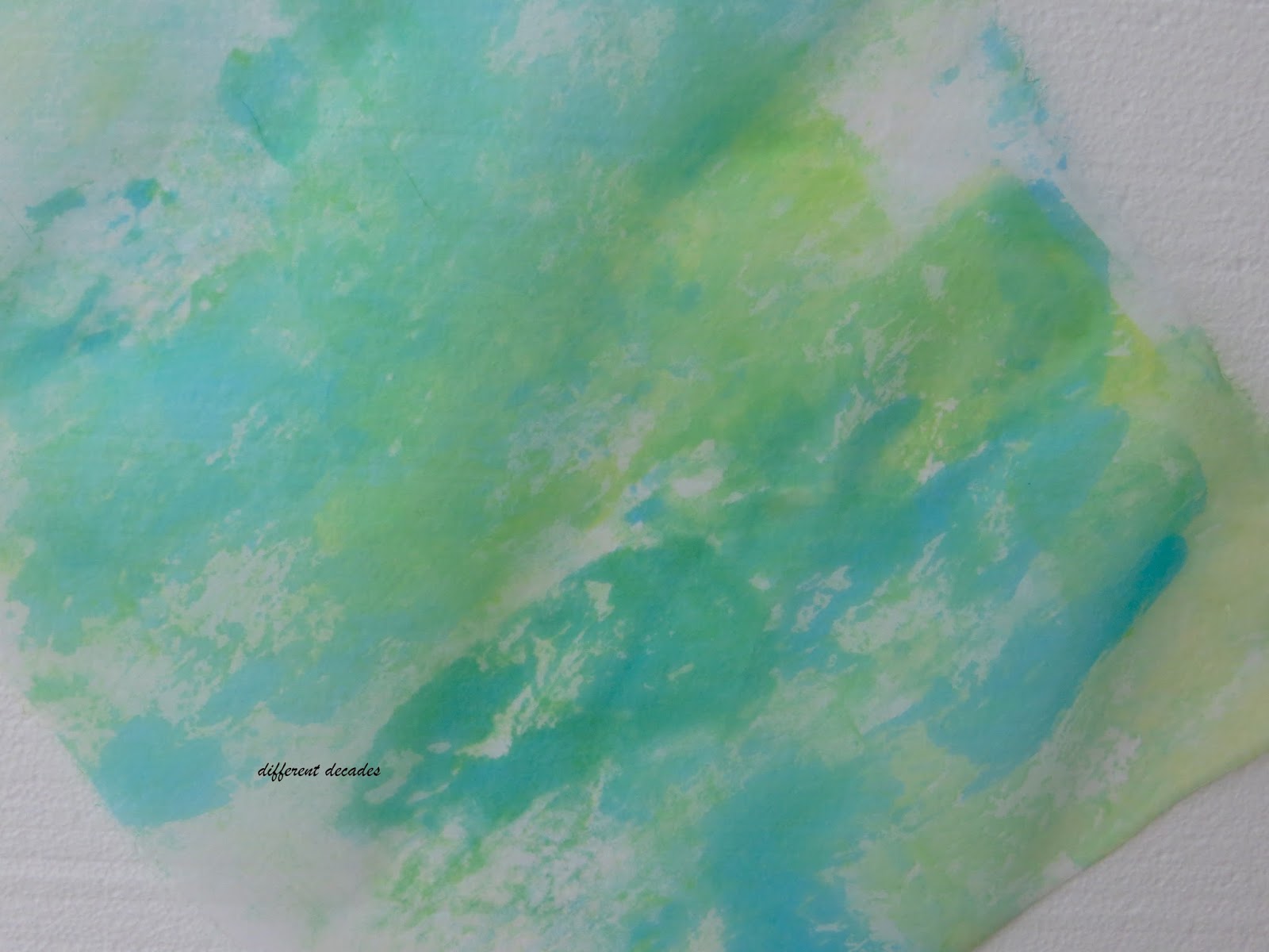 Different Decades Dying Organza Silk