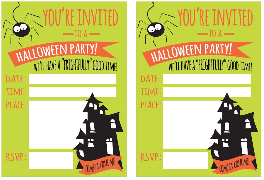 FREE PRINTABLES: A &quot;Frightfully&quot; Delightful Halloween Party! - I Dig