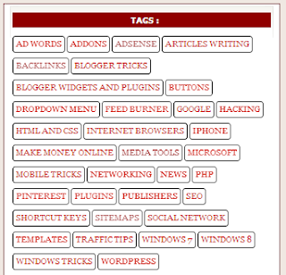 blogger labels