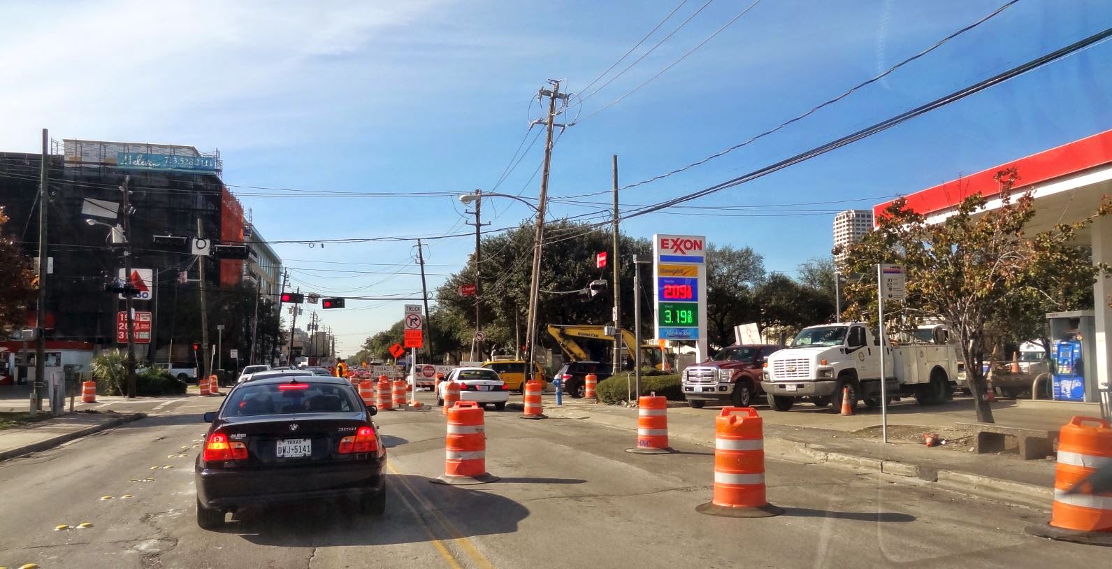 Houston Streetwise Westheimer Shepherd to Kirby Roadwork 201415
