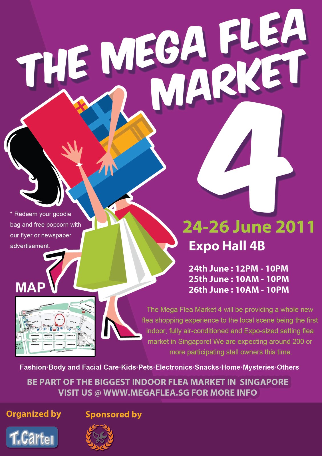 u nic bags the mega flea market 4 singapore expo hall 5a 24 25 flea market flyer template free