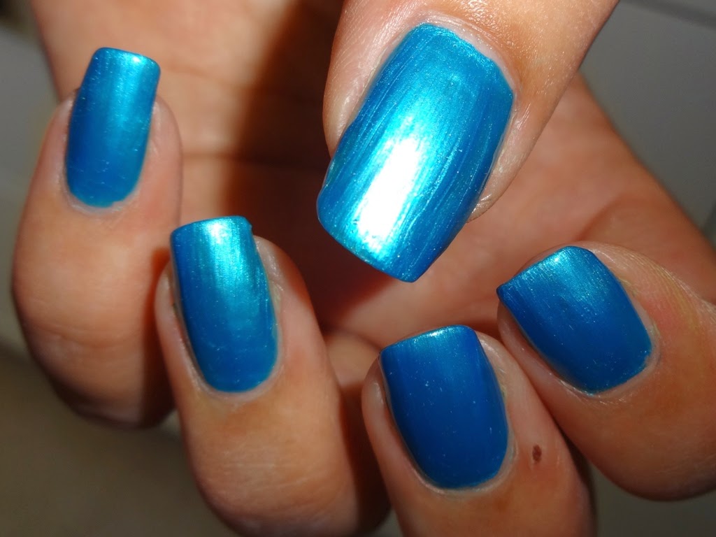 sky blue color nail polish