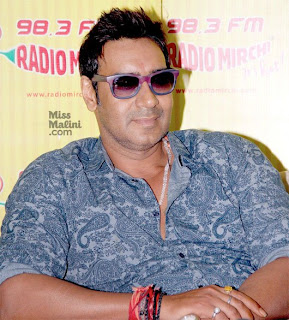 Ajay Devgan at Radio Mirchi for promotion of Himmatwala
