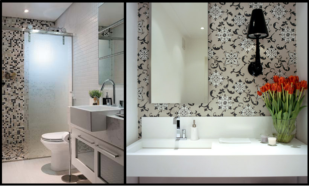 Anna Paula Barbosa arquitetura e interiores Banheiros pequenos -> Decoracao De Banheiro Com Piso Escuro Anna Paula Barbosa arquitetura e interiores Banheiros pequenos -> Decoracao De Banheiro Com Piso Escuro